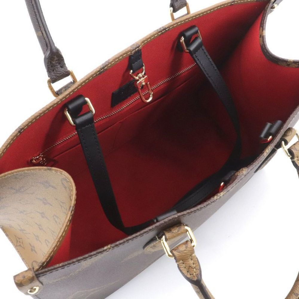 Louis Vuitton On The Go Mm Reverse Canvas Tote Ba… - image 4